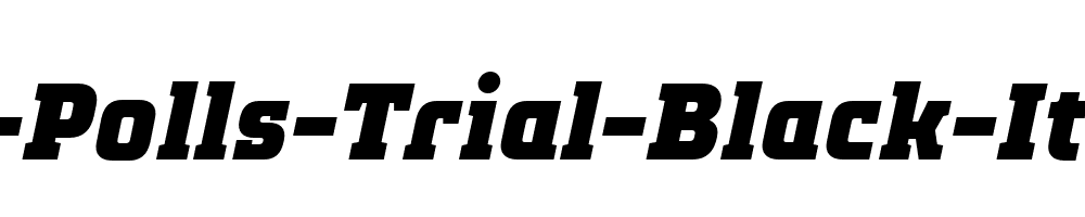 TT-Polls-Trial-Black-Italic