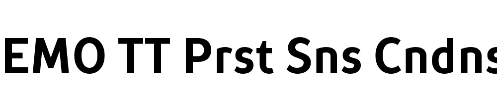 FSP DEMO TT Prst Sns Cndnsd Bold