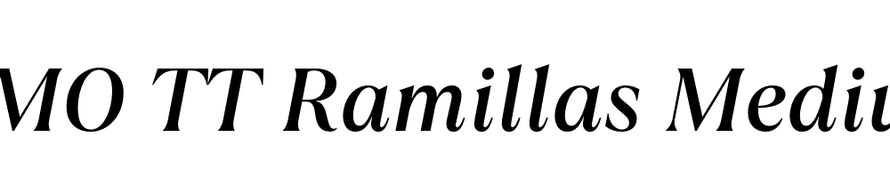 FSP DEMO TT Ramillas Medium Italic