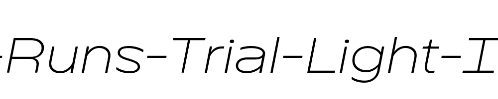 TT-Runs-Trial-Light-Italic