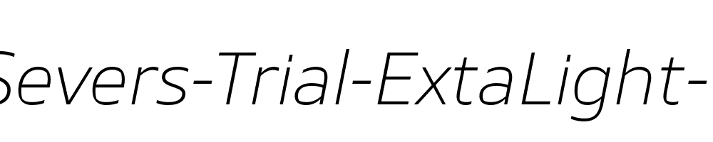 TT-Severs-Trial-ExtaLight-Italic