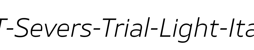 TT-Severs-Trial-Light-Italic