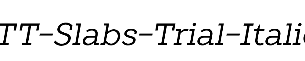 TT-Slabs-Trial-Italic