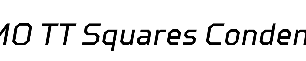 FSP DEMO TT Squares Condensed Italic