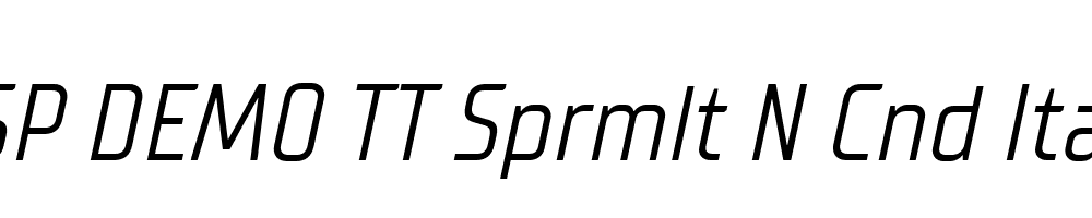 FSP DEMO TT Sprmlt N Cnd Italic