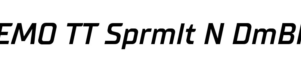 FSP DEMO TT Sprmlt N DmBld Italic