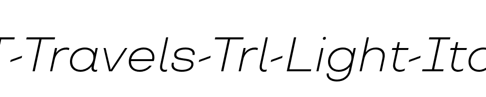 TT-Travels-Trl-Light-Italic