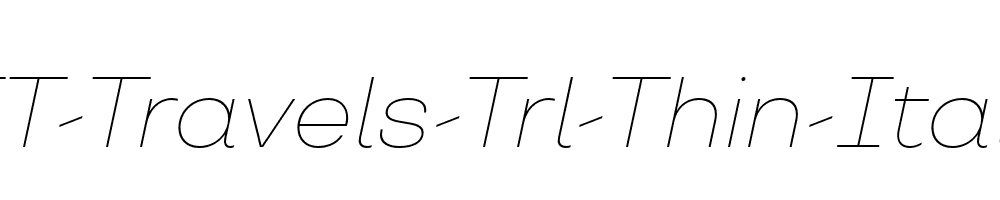 TT-Travels-Trl-Thin-Italic