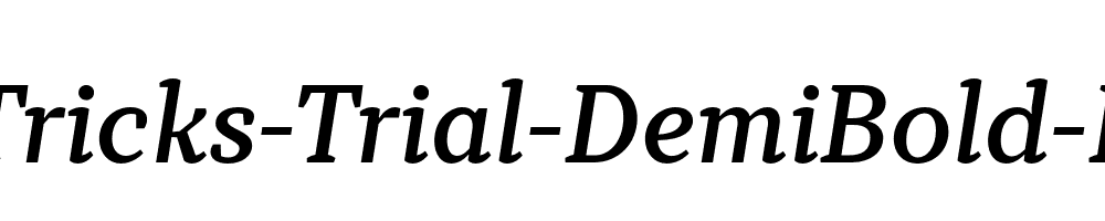 TT-Tricks-Trial-DemiBold-Italic