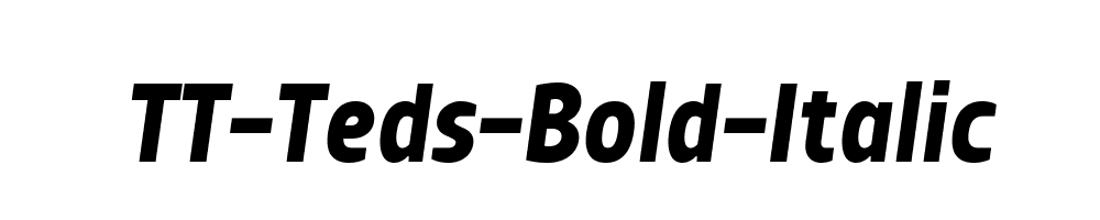 TT-Teds-Bold-Italic