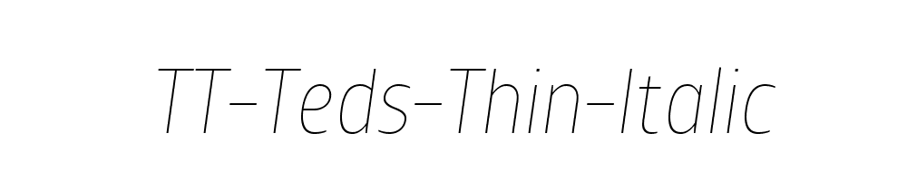 TT-Teds-Thin-Italic