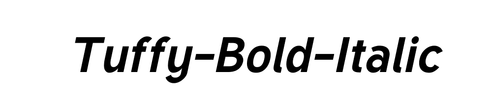 Tuffy-Bold-Italic