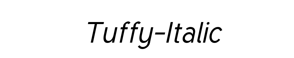 Tuffy-Italic