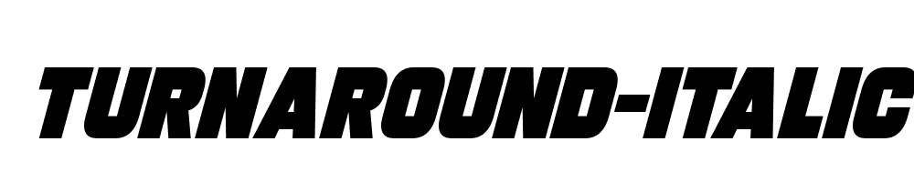 Turnaround-Italic