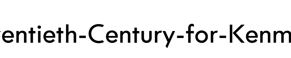 Twentieth-Century-for-Kenmore