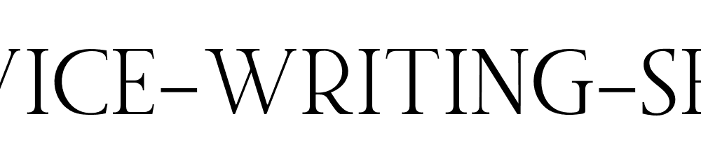 twice-writing-serif