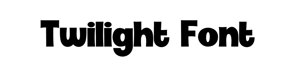 Twilight Font