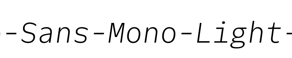 Twilio-Sans-Mono-Light-Italic