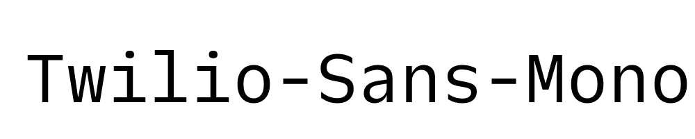 Twilio-Sans-Mono