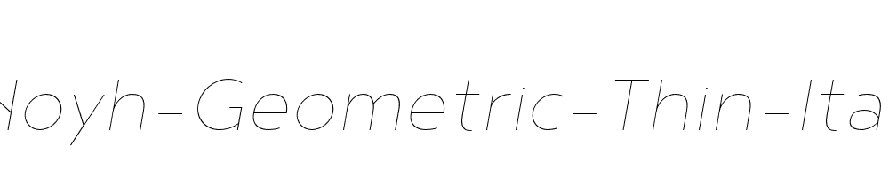 Noyh-Geometric-Thin-Italic