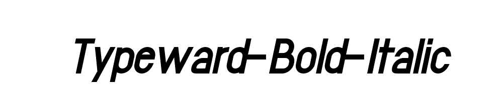 Typeward-Bold-Italic