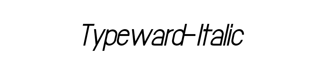 Typeward-Italic