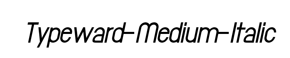 Typeward-Medium-Italic