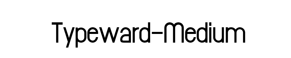 Typeward-Medium