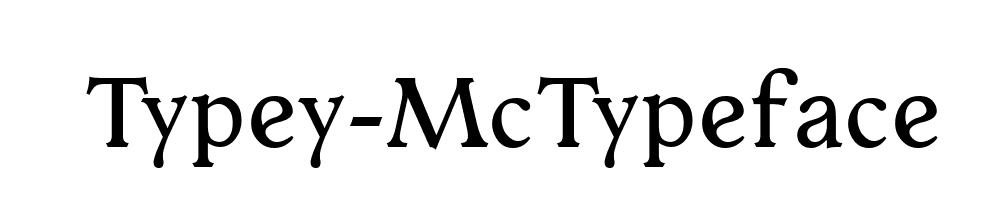 Typey-McTypeface