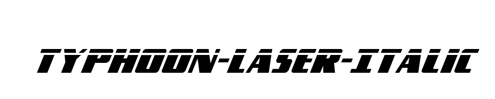 Typhoon-Laser-Italic