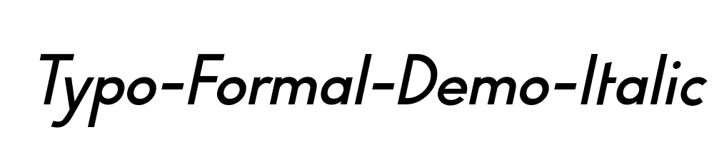 Typo-Formal-Demo-Italic