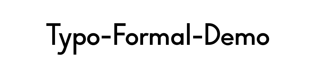 Typo-Formal-Demo