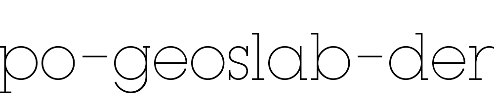 Typo Geoslab Demo