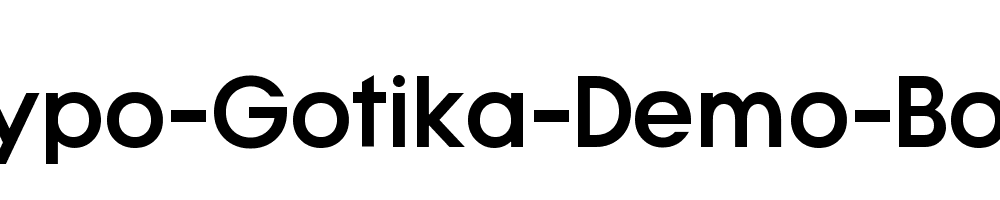 Typo-Gotika-Demo-Bold