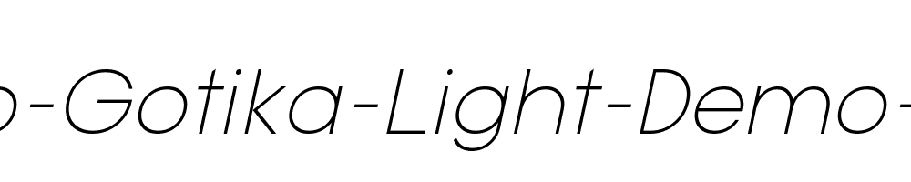 Typo-Gotika-Light-Demo-Italic