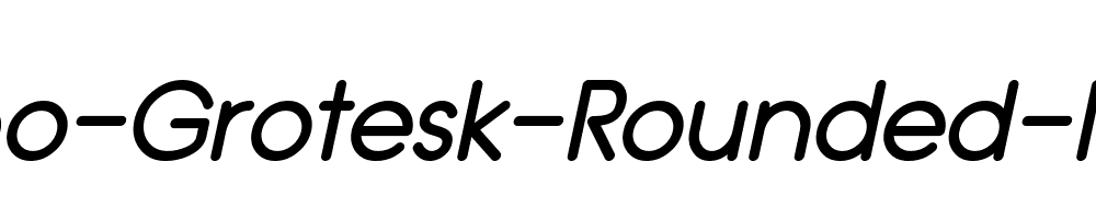 Typo-Grotesk-Rounded-Italic