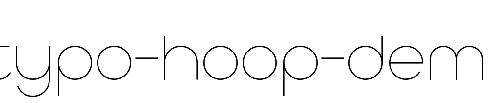 Typo Hoop Demo