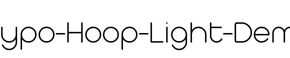 Typo-Hoop-Light-Demo