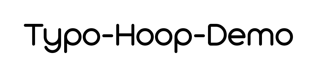 Typo-Hoop-Demo