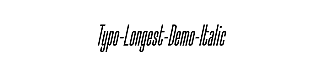 Typo-Longest-Demo-Italic