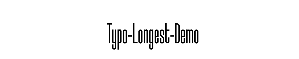 Typo-Longest-Demo