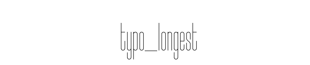 Typo_longest