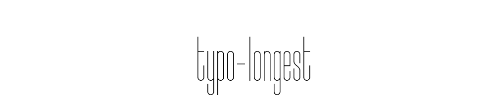 Typo Longest