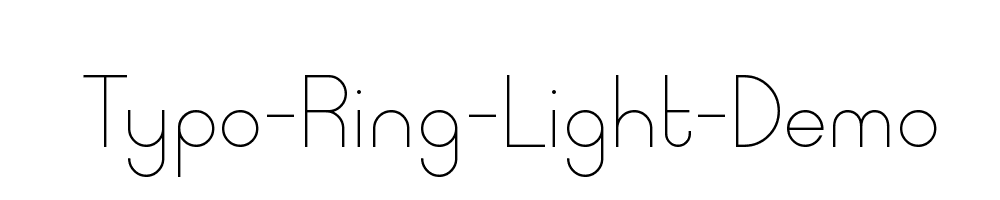 Typo-Ring-Light-Demo