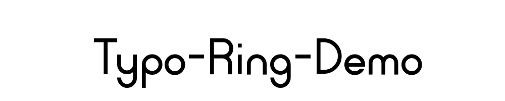 Typo-Ring-Demo