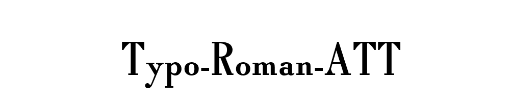 Typo-Roman-ATT