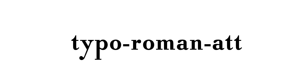 typo-roman-att