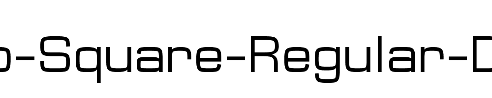 Typo-Square-Regular-Demo