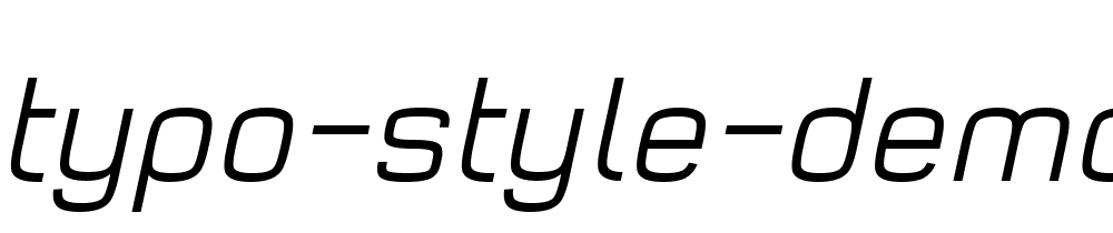 Typo Style Demo