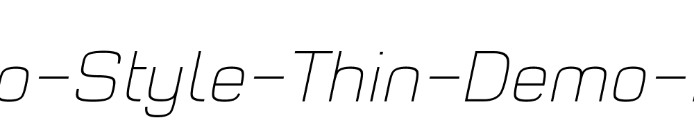 Typo-Style-Thin-Demo-Italic